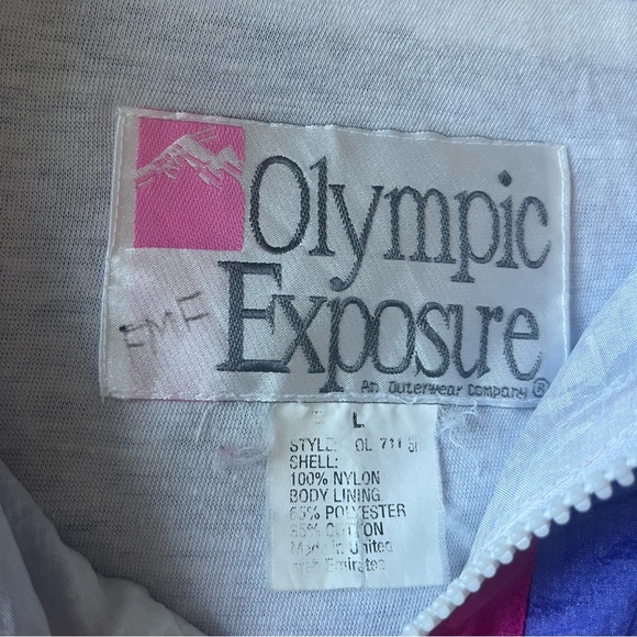 Colorful Vintage Windbreaker Jacket - Picture 3 of 3